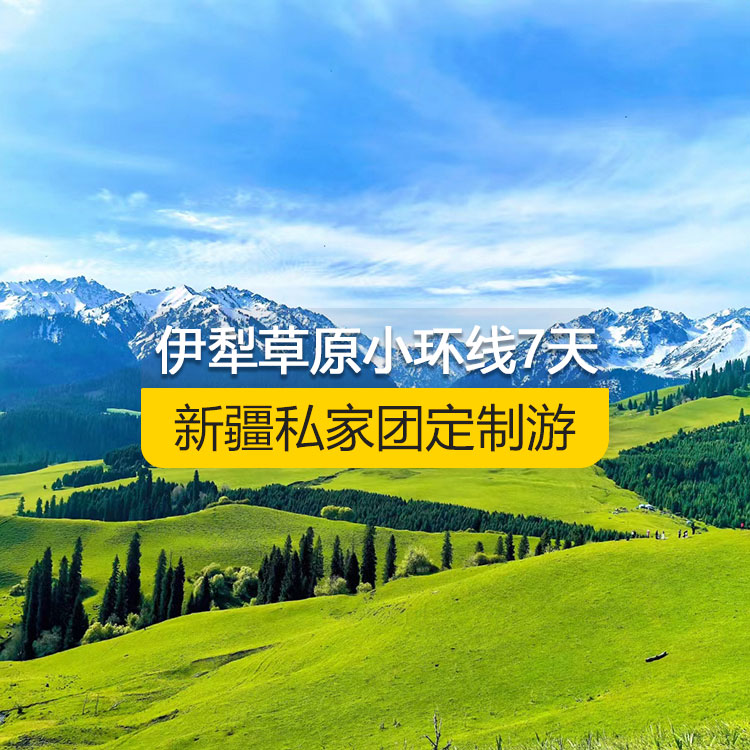 【新疆·北疆·私家團(tuán)定制游·7天6晚】北疆伊犁草原小環(huán)線經(jīng)典純玩7日游(景點(diǎn)包含：獨(dú)山子大峽谷+賽里木湖+解憂公主薰衣草農(nóng)場+喀贊其民俗區(qū)+那拉提空中草原+巴音布魯克天鵝湖+獨(dú)庫公路+唐布拉百里畫廊+S101省道丹霞+國際大巴扎)產(chǎn)品編號(hào) : 11335